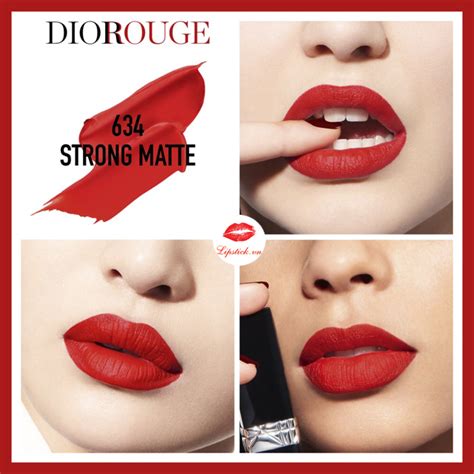 dior 634 strong matte|Dior satin lipstick.